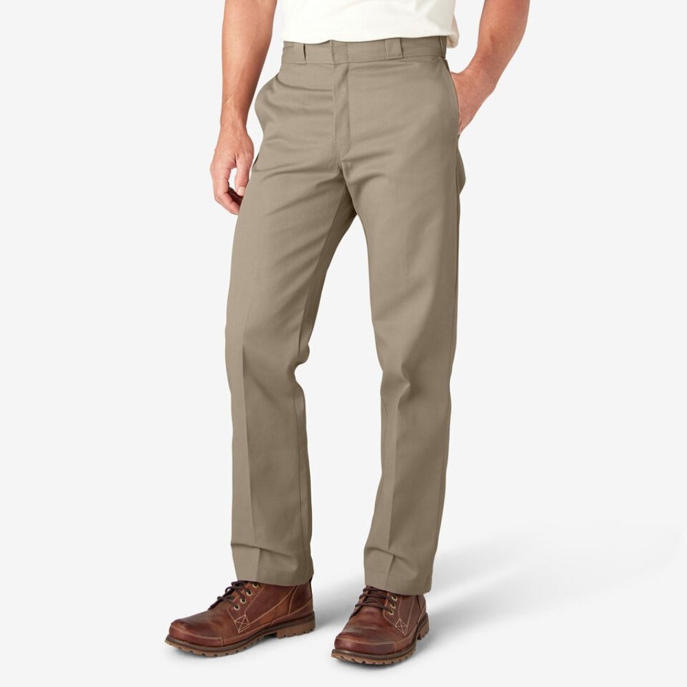 NWOT Dickies 874 Original Fit work pants khaki 38 X 32 uniform wide-tunnel loops - Picture 2 of 10